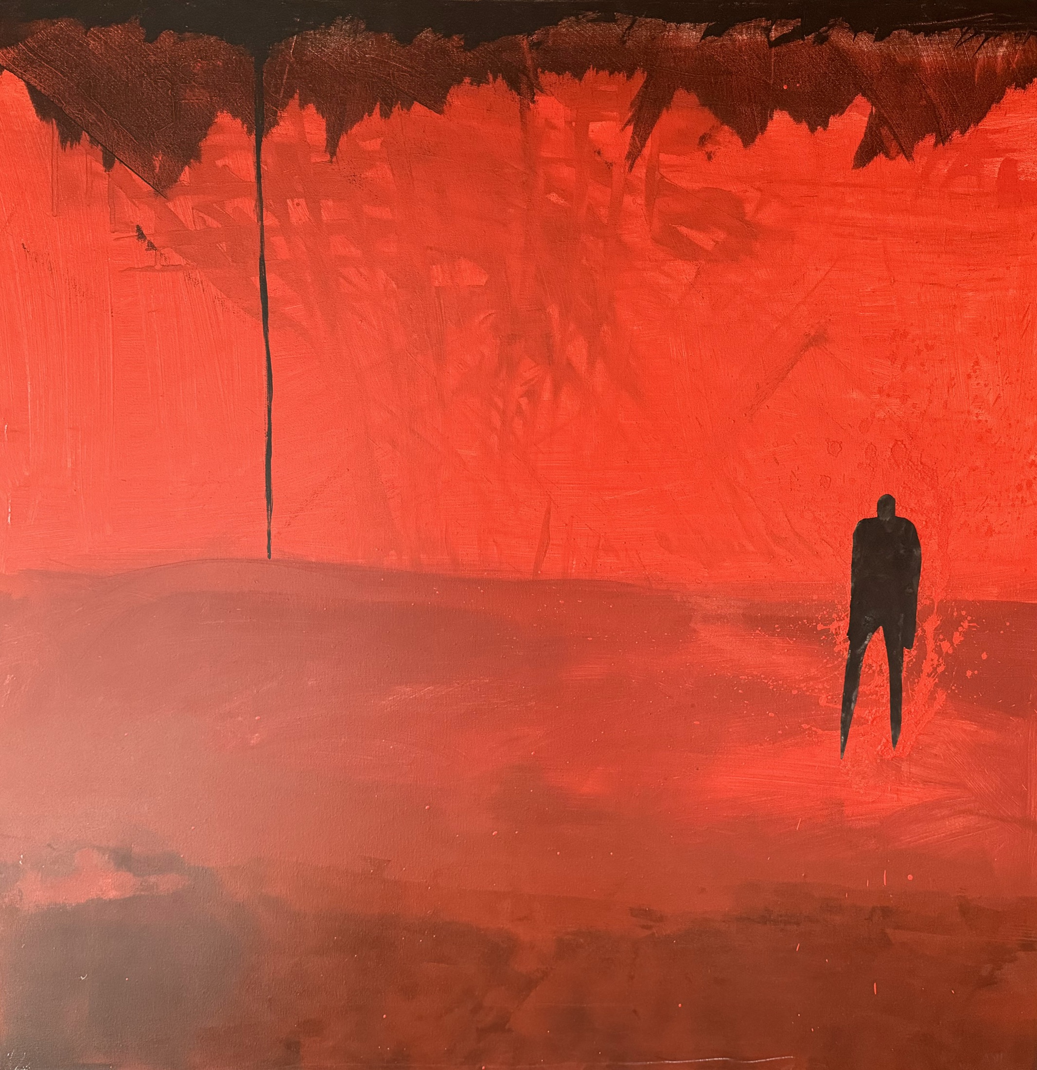 L'horizon reste rouge
